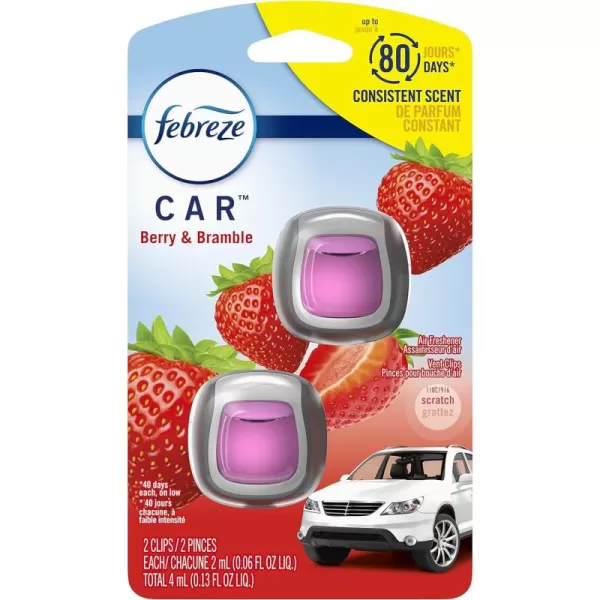 Febreze Car Air Freshener Vent Clips, 2 Linen &amp; Sky and 2 Hawaiian Aloha scents, 4 total clips)