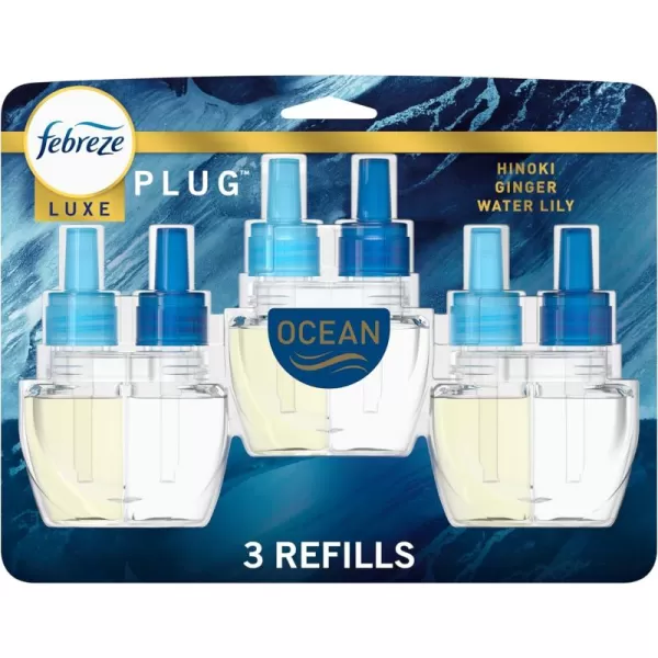 Febreze Odor-Fighting Fade Defy PLUG Air Freshener, Downy April Fresh, Gain Original, Linen &amp; Sky,  .87 fl. oz. Oil Refills