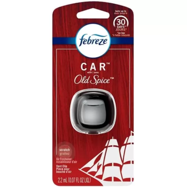 Febreze Old Spice Car Air Fresheners, Old Spice Scent, Odor Fighter for Strong Odor, Car Vent Clips )