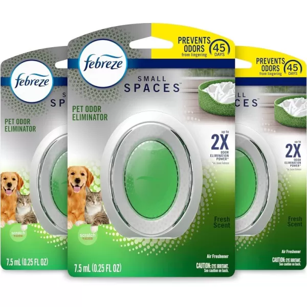 Febreze SMALL SPACES, Fresh, 3 count)