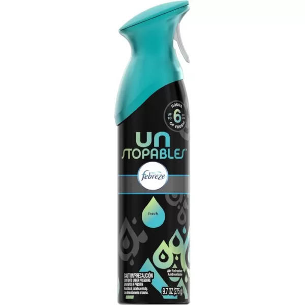 Febreze Unstopables Air Effects Odor-Fighting Air Freshener Paradise, 8.8 oz. Aerosol Can, Pack of 3)