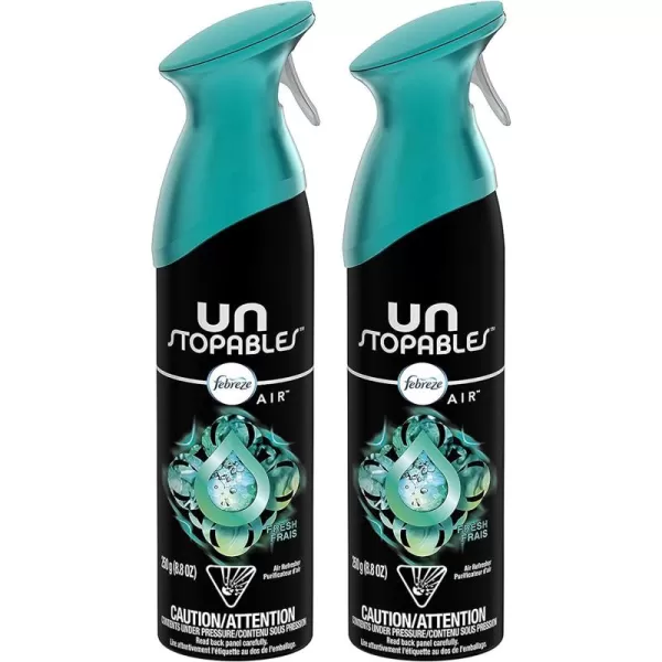 Febreze Unstopables Air Effects Odor-Fighting Air Freshener Paradise, 8.8 oz. Aerosol Can, Pack of 3)