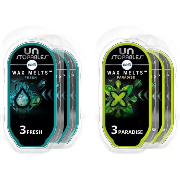 Febreze Unstopables Fresh Wax Melts Air Freshener )