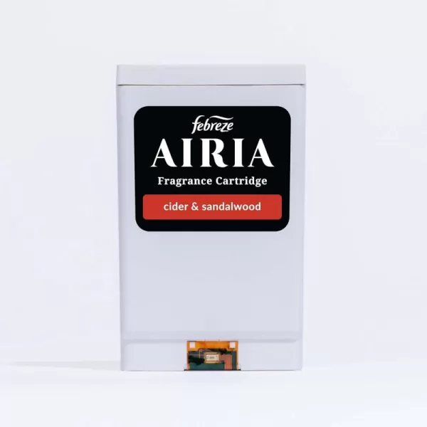 AIRIA by Febreze, Citron Crème Fragrance Cartridge, Refill Only, Zesty Citrus and Creamy Vanilla, 1.0 FL Oz)