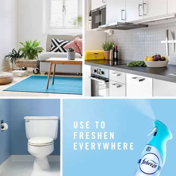 Febreze Air Freshener and Odor Eliminator Spray, Linen &amp; Sky and Hawaiian Aloha Scents, 8.8oz )