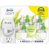 imageFebreze PLUG Bamboo Starter Kit ampamp 4 87 fl oz Refills087 Fl Oz Pack of 4