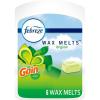 imageFebreze Wax Melts Air Freshener and Odor Fighter for Strong Odor Gain Original Scent 4 Pack 6 Cubes Each6 Count Pack of 8