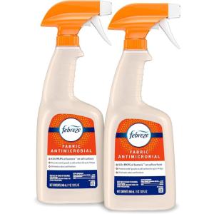 imageFebreze Fabric Spray Odor Eliminator for Strong Odor Sanitizing and Antimicrobial 32 fl oz 2 Count32 Ounce Pack of 2