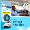 imageFebreze Car Air Fresheners 2 Linen ampamp Sky and 2 Hawaiian Aloha Scents Odor Eliminator for Strong Odors 4 Count006 Fl Oz Pack of 1