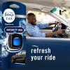 imageFebreze Car Air Fresheners 2 Linen ampamp Sky and 2 Hawaiian Aloha Scents Odor Eliminator for Strong Odors 4 Count007 Fl Oz Pack of 4