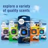 imageFebreze Car Air Fresheners 2 Linen ampamp Sky and 2 Hawaiian Aloha Scents Odor Eliminator for Strong Odors 4 Count007 Fl Oz Pack of 4