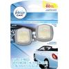 imageFebreze Car Air Fresheners 2 Linen ampamp Sky and 2 Hawaiian Aloha Scents Odor Eliminator for Strong Odors 4 Count013 Fl Oz Pack of 8