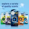 imageFebreze Car Air Fresheners 2 Linen ampamp Sky and 2 Hawaiian Aloha Scents Odor Eliminator for Strong Odors 4 Count1 Count Pack of 1