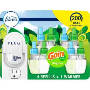 imageFebreze PLUG Gain Original Starter Kit ampamp 2 87 fl oz RefillsOriginal