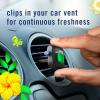 imageFebreze Car Air Freshener Car Vent Clip and Odor Fighter Gain Original Scent 8 Count006 Fl Oz Pack of 8
