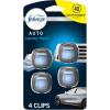 imageFebreze Car Air Freshener Vent Clip Laundry Fresh Scent 07 oz Car Vent Clip Pack of 4Laundry Fresh