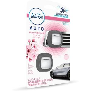 imageFebreze Car Air Freshener Vent Clip Laundry Fresh Scent 07 oz Car Vent Clip Pack of 4CHERRY BLOSSOM