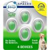imageFebreze Small Spaces Air Freshener OdorFighting Plug In Alternative Air Fresheners for Home and Bathroom and Kitchen Closet Air Fresheners Heavy Duty Pet Scent 4 CountFresh