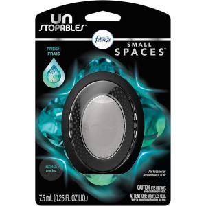 imageFebreze Small Spaces Unstopables Air Freshener Fresh 1 count025 Fl Oz Pack of 1