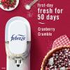 imageFebreze Plug In Air Freshener OdorFighting Scented Oil Refill Air Fresheners for Home and Bathroom and Kitchen Long Lasting for Strong Odors Cranberry Crumble Scent 087oz Refills 2 Count