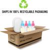 imageFebreze Plug In Air Freshener OdorFighting Scented Oil Starter Kit Air Fresheners for Home and Bathroom and Kitchen Long Lasting for Strong Odors Downy April Fresh Scent Warmer  2 Refill087 Fl Oz Pack of 2