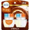 imageFebreze Plug In Air Freshener OdorFighting Scented Oil Refill Air Fresheners for Home and Bathroom and Kitchen Long Lasting for Strong Odors Pumpkin Roll Scent 087oz Refills 2 Count