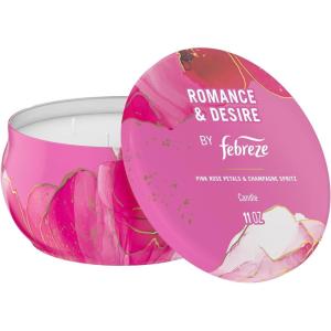 imageFebreze Scented Candle Ocean Scent 11 oz 4 Wick Candle Single PackRomance  Desire