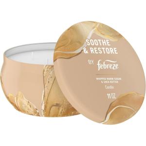 imageFebreze Scented Candle Ocean Scent 11 oz 4 Wick Candle Single PackSoothe  Restore