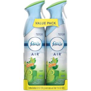 imageFebreze Air Freshener Spray OdorFighting Room Spray Heavy Duty Bundle Heavy Duty Kitchen Heavy Duty Crisp Clean Musty Odor Fighter Scent Mix 88oz 3 CountOriginal