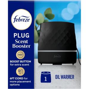 imageFebreze Plug Scent Booster in Black Continuous Scent Device Oil Diffuser Compatible with Febreze Air Freshener Plug in RefillsBlack