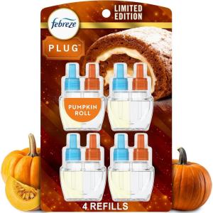 imageFebreze Plug In Air Freshener OdorFighting Scented Oil Refill Pumpkin Roll Scent 4 RefillPumpkin Roll