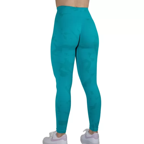 AUROLA CAMO Collection Workout Leggings for Women Subtle Logo Seamless Scrunch Gym Tights Yoga Running Active Pants