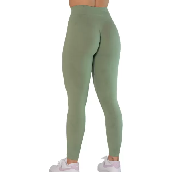 AUROLA CAMO Collection Workout Leggings for Women Subtle Logo Seamless Scrunch Gym Tights Yoga Running Active Pants