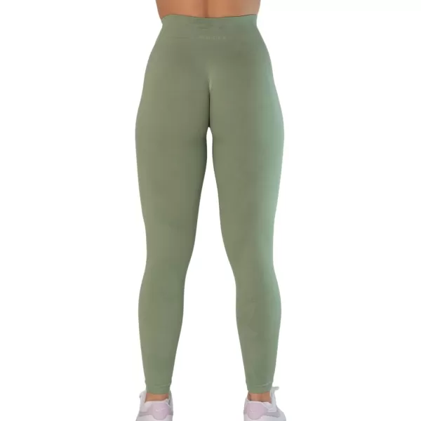 AUROLA CAMO Collection Workout Leggings for Women Subtle Logo Seamless Scrunch Gym Tights Yoga Running Active Pants