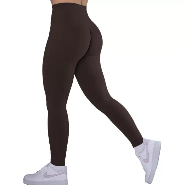 AUROLA CAMO Collection Workout Leggings for Women Subtle Logo Seamless Scrunch Gym Tights Yoga Running Active Pants