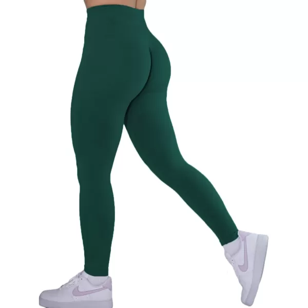 AUROLA CAMO Collection Workout Leggings for Women Subtle Logo Seamless Scrunch Gym Tights Yoga Running Active Pants