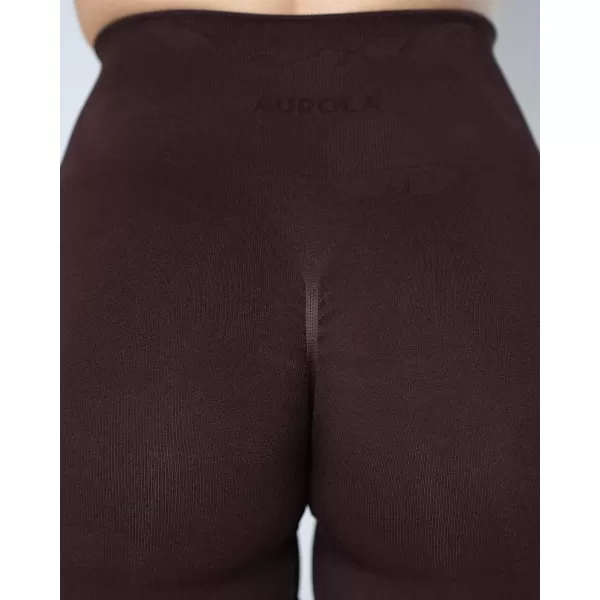AUROLA CAMO Collection Workout Leggings for Women Subtle Logo Seamless Scrunch Gym Tights Yoga Running Active Pants