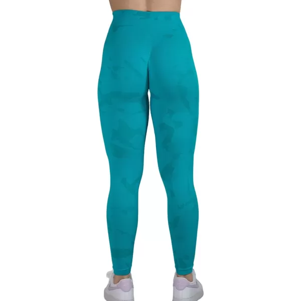 AUROLA CAMO Collection Workout Leggings for Women Subtle Logo Seamless Scrunch Gym Tights Yoga Running Active Pants