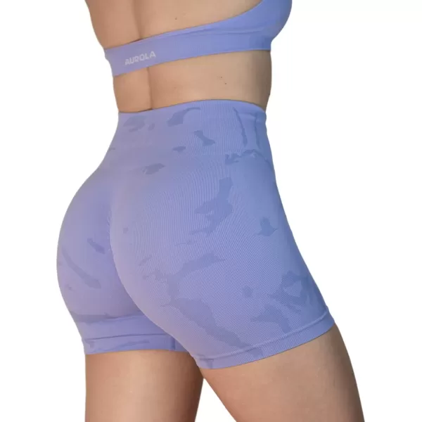 AUROLA CAMO Workout Shorts for Women Seamless Subtle Logo Scrunch Shorts