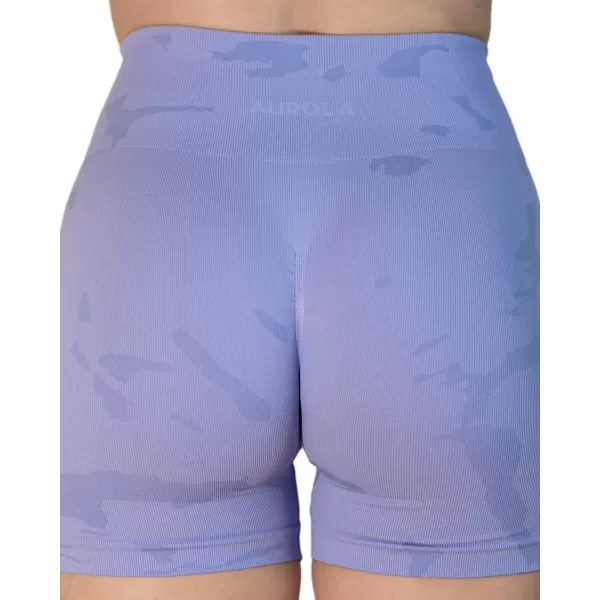 AUROLA CAMO Workout Shorts for Women Seamless Subtle Logo Scrunch Shorts