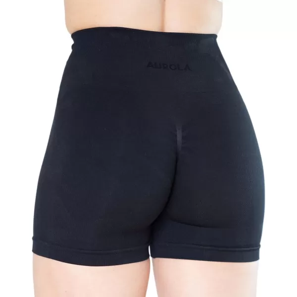 AUROLA CAMO Workout Shorts for Women Seamless Subtle Logo Scrunch Shorts)