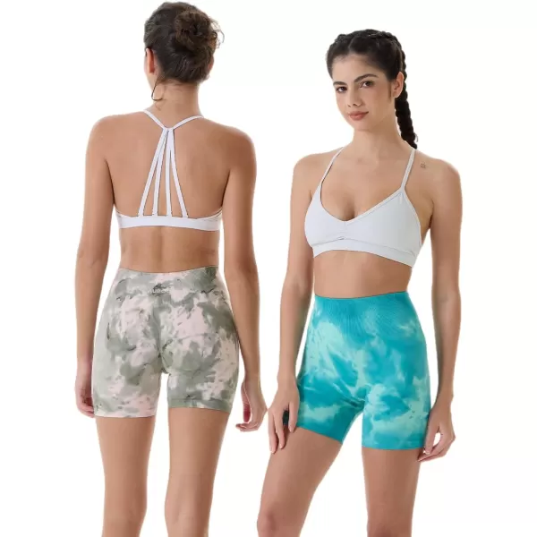 AUROLA Dream Tie Dye Workout Shorts for Women