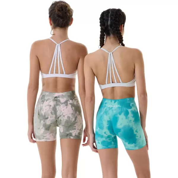 AUROLA Dream Tie Dye Workout Shorts for Women