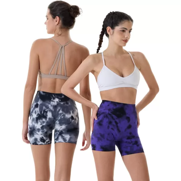 AUROLA Dream Tie Dye Workout Shorts for Women