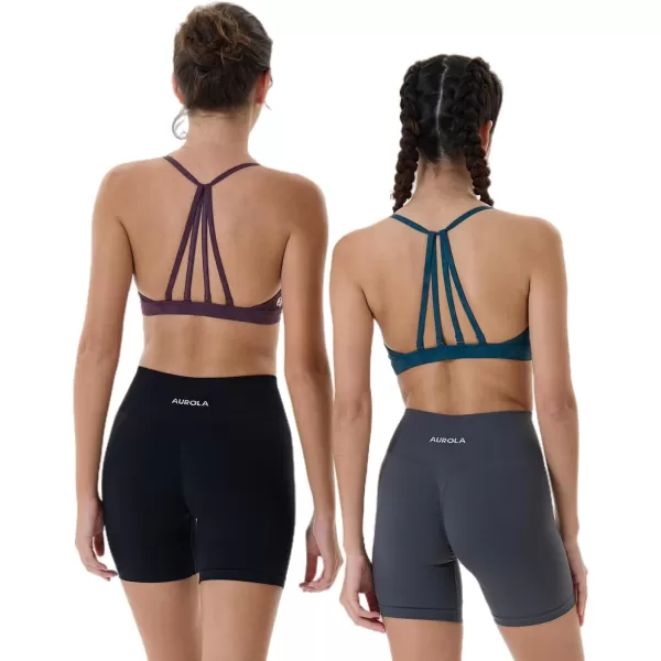 AUROLA Dream Workout Shorts for Women Seamless Soft Smooth Gym Yoga Scrunch Active Shorts