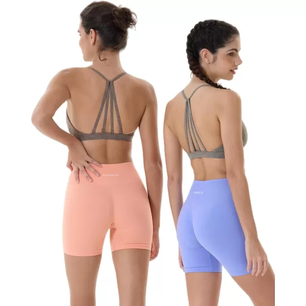 AUROLA Dream Workout Shorts for Women Seamless Soft Smooth Gym Yoga Scrunch Active Shorts