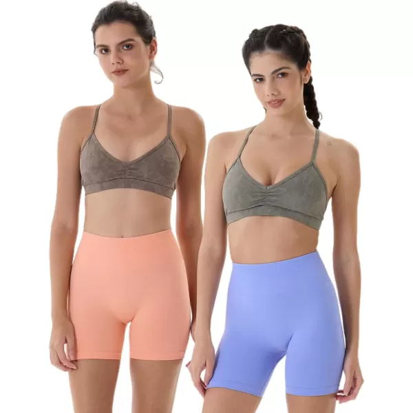 AUROLA Dream Workout Shorts for Women Seamless Soft Smooth Gym Yoga Scrunch Active Shorts
