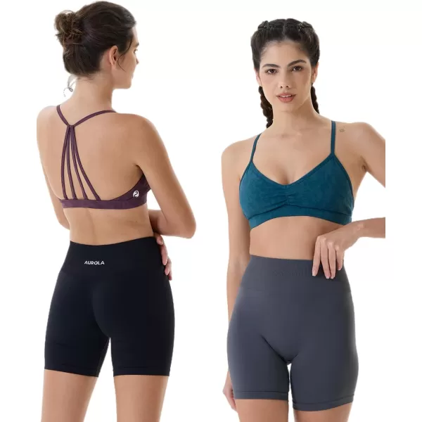 AUROLA Dream Workout Shorts for Women Seamless Soft Smooth Gym Yoga Scrunch Active Shorts