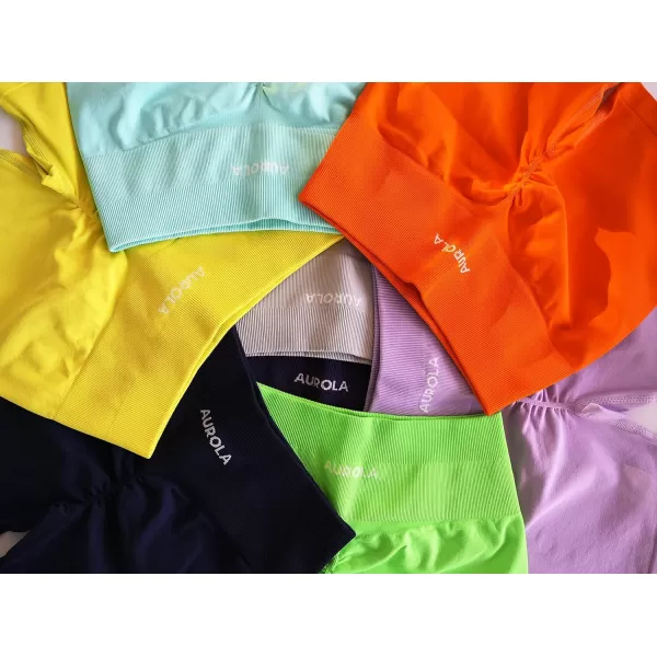 AUROLA Dream Workout Shorts for Women Seamless Soft Smooth Gym Yoga Scrunch Active Shorts