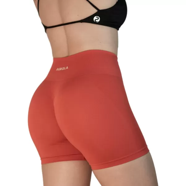 AUROLA Intensify Shorts Women's Athletic Seamless High Waisted Running Gym Fitness Yoga Workout Short